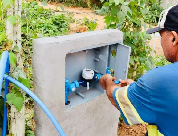 Detecção de vazamento em hidromêtro