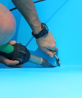 Caça vazamento em piscina